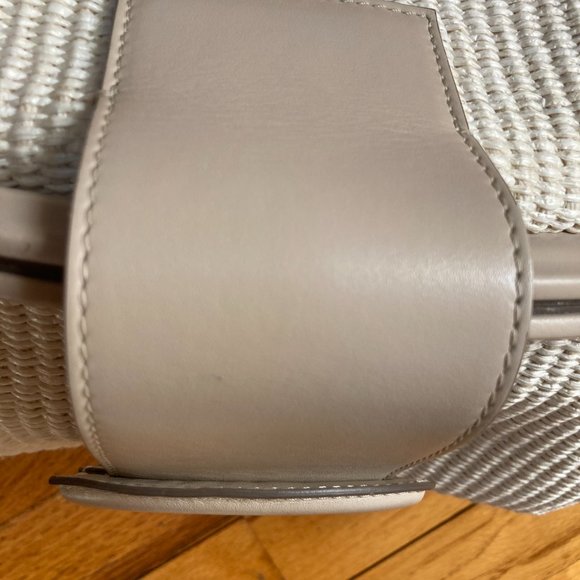 Banana Republic STELLA CLOUD CLUTCH Oversized Straw Clutch Handbag for Summer - Picture 10 of 13